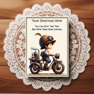 Postal Arte steampunk de sentimiento cotidiano caprichoso
