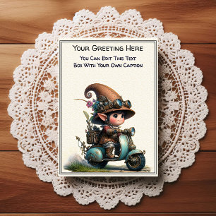 Postal Arte steampunk de sentimiento cotidiano caprichoso