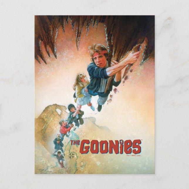 Postal Arte Teatral de la Cueva de The Goonies (Anverso)
