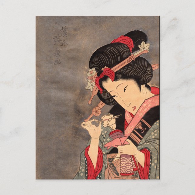 Postal Arte Ukiyoe japonés vol.2 (Anverso)