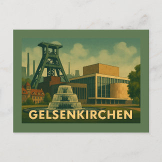 Postal Arte urbano de Gelsenkirchen Alemania