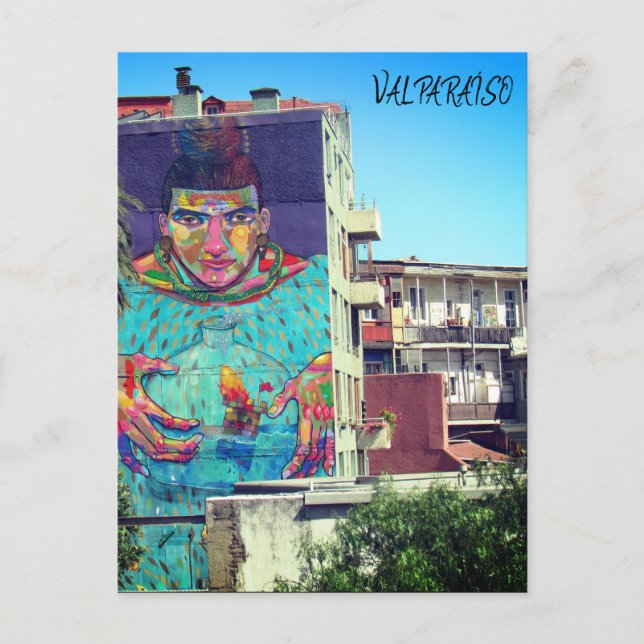 Postal arte valpa (Anverso)