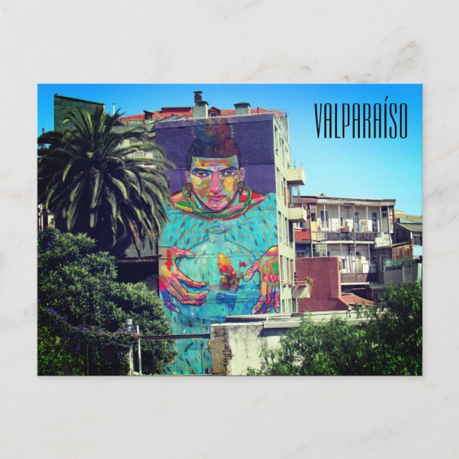 Postal arte valparaíso (Anverso)