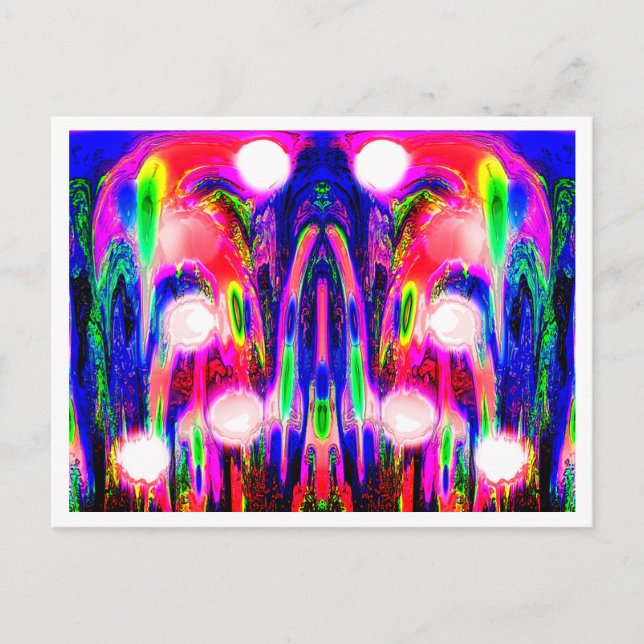 Postal Arte vegetal extraterrestre (Anverso)