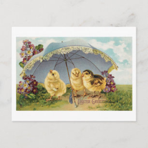 Postal Arte vintage de Easter Greetings