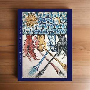 Postal Arte Vintage Los Cuatro Vientos Dirección