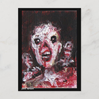 Postal Arte zombi de Jack Larson
