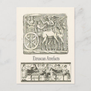 Postal Artefactos etruscos 5
