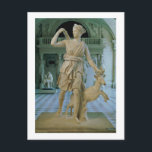 Postal Artemis la Cacería, conocida como la 'Diana de Ver<br><div class="desc">Imagen:94617 Artemis la Cacería,  conocida como la 'Diana de Versalles',  copia romana de una adaptación BC del siglo II de un original del siglo IV AC atribuido a Leochares (mármol). Louvre,  París,  Francia,  Peter Willi. Arte,  Bella Artes.</div>