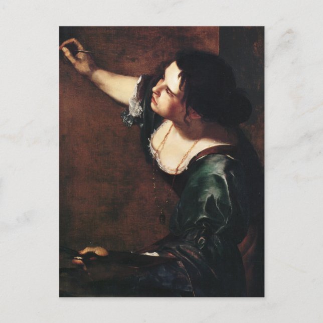 Postal Artemisia Gentileschi (Anverso)