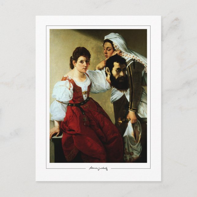 Postal Artemisia Gentileschi #10 - Arte Refinado (Anverso)