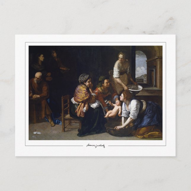 Postal Artemisia Gentileschi #13 - Arte Refinado (Anverso)