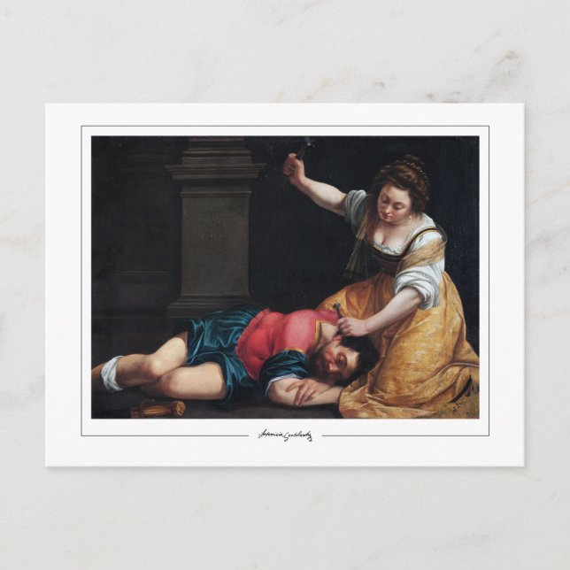 Postal Artemisia Gentileschi #14 - Bella Artes (Anverso)