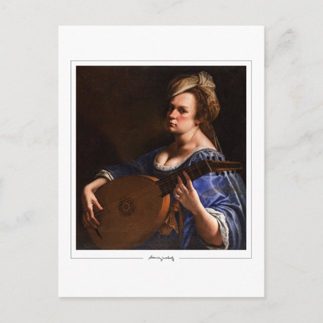 Postal Artemisia Gentileschi #16 - Bella Artes (Anverso)