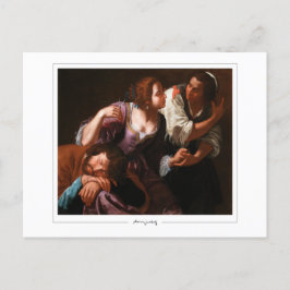 Postal Artemisia Gentileschi #17 - Bella Artes