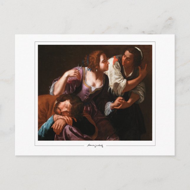 Postal Artemisia Gentileschi #17 - Bella Artes (Anverso)