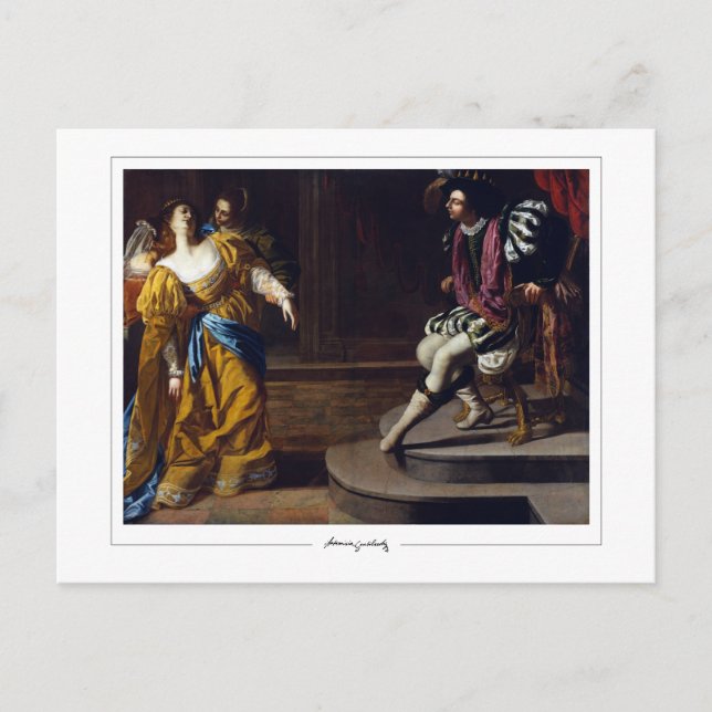 Postal Artemisia Gentileschi #20 - Arte Refinado (Anverso)