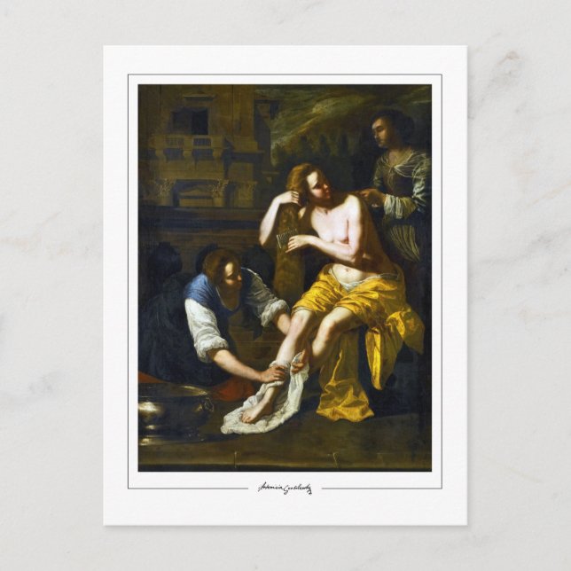 Postal Artemisia Gentileschi #2 - Bella Artes (Anverso)