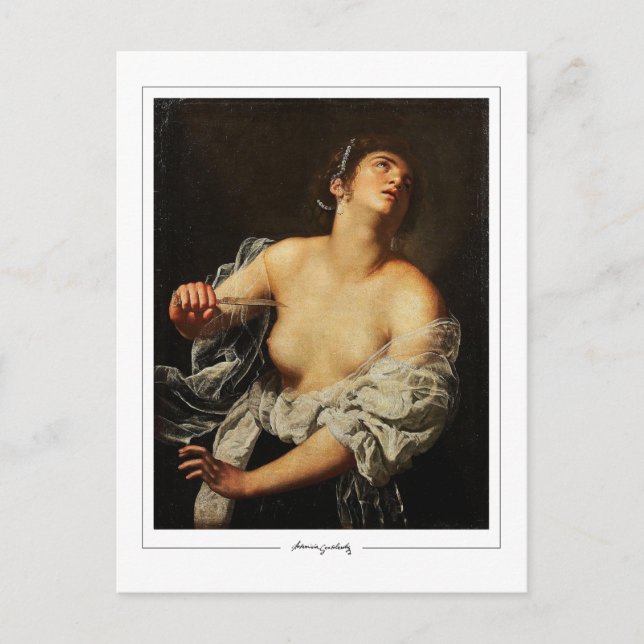 Postal Artemisia Gentileschi #35 - Bella Artes (Anverso)