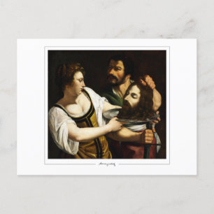 Postal Artemisia Gentileschi #36 - Bella Artes