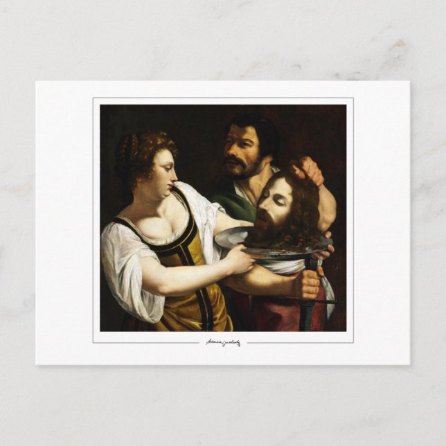 Postal Artemisia Gentileschi #36 - Bella Artes (Anverso)