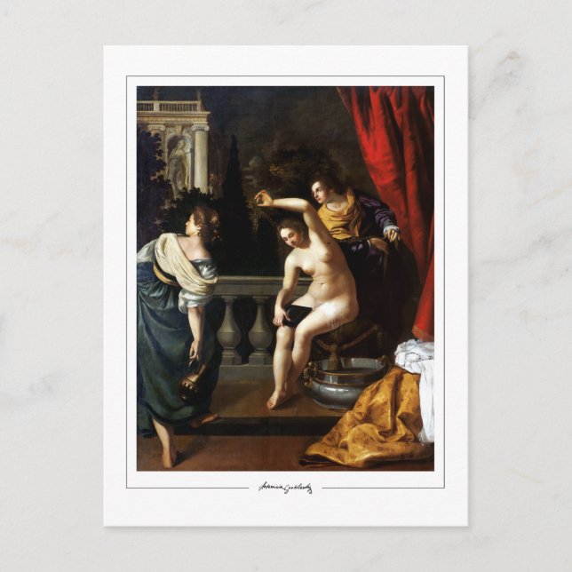 Postal Artemisia Gentileschi #45 - Bella Artes (Anverso)