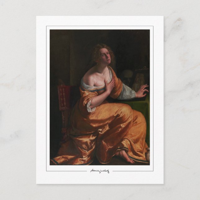 Postal Artemisia Gentileschi #48 - Arte fino (Anverso)