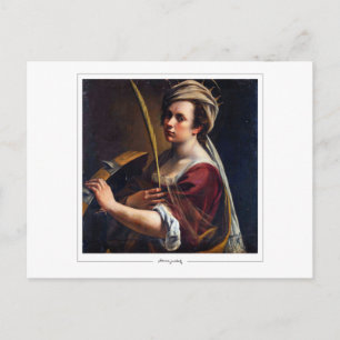 Postal Artemisia Gentileschi #4 - Bella Artes