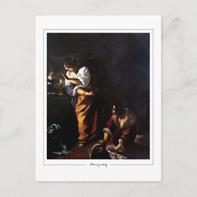 Postal Artemisia Gentileschi #55 - Bella Artes (Anverso)
