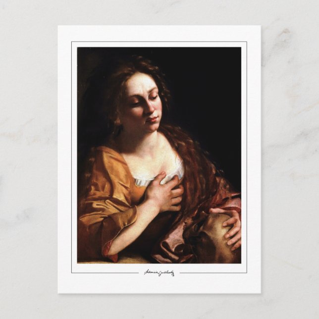 Postal Artemisia Gentileschi #77 - Arte fino (Anverso)