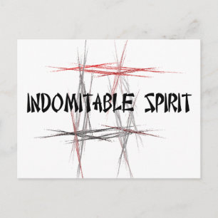 Postal Artes marciales espíritu indomable