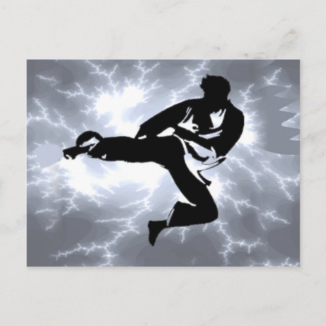 Postal Artes marciales Silver Lightning (Anverso)