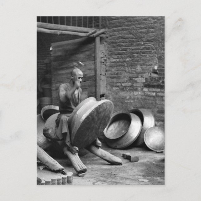 Postal Artesanía de cobre, Iraq, años 30 (Anverso)