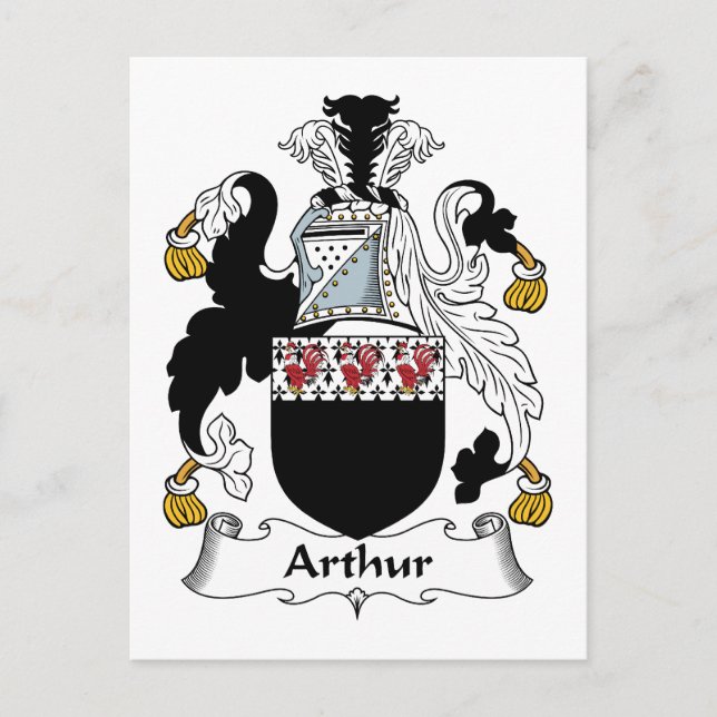Postal Arthur Family Crest (Anverso)