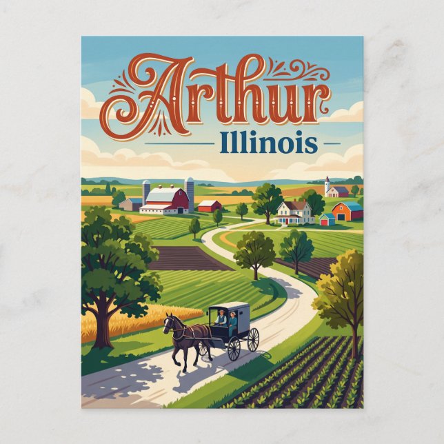Postal Arthur, Illinois (Anverso)