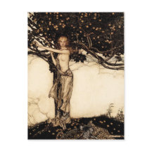 Postal Arthur Rackham Freya CC0329