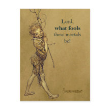 Arthur Rackham Puck Lord qué tontos CC0776