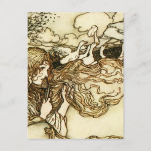 Postal Arthur Rackham - Snowdrop And Other Tales