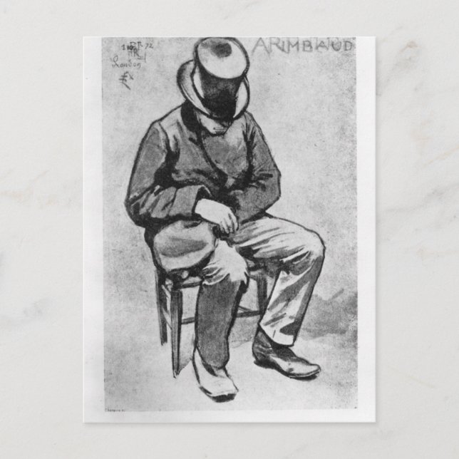 Postal Arthur Rimbaud (Anverso)