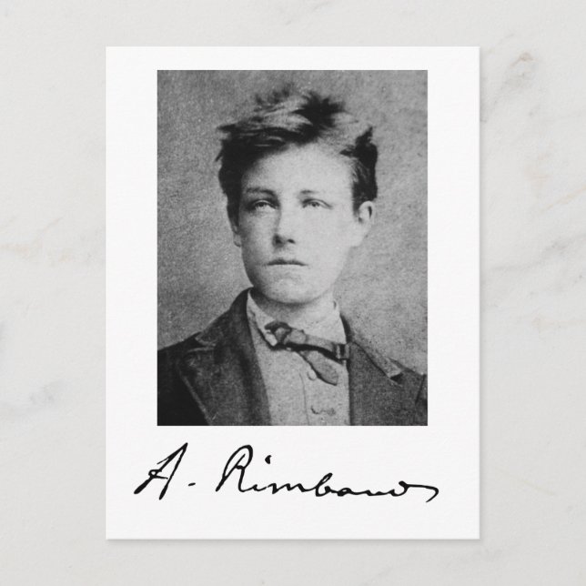 Postal Arthur Rimbaud (Anverso)