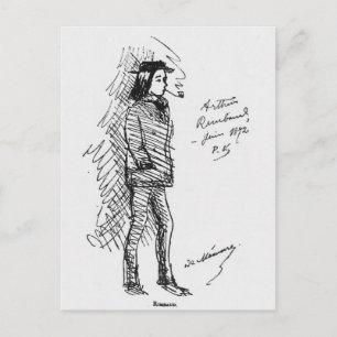 Postal Arthur Rimbaud junio de 1872