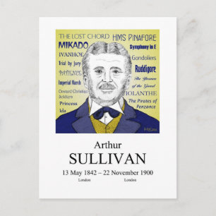Postal Arthur Sullivan