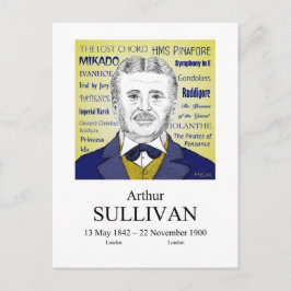 Postal Arthur Sullivan