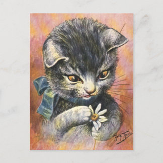 Postal Arthur Thiele - Gato enamorado