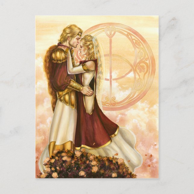 Postal Arthur y el Boda de Guinevere (Anverso)