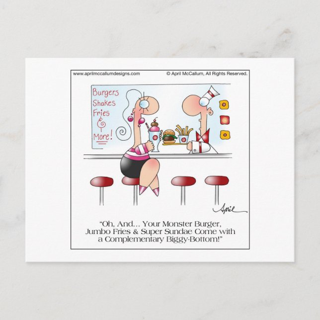 Postal ARTÍCULO COMPLEMENTARIO de April McCallum (Anverso)