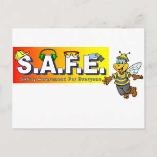 Postal Artículos de la conciencia de la seguridad