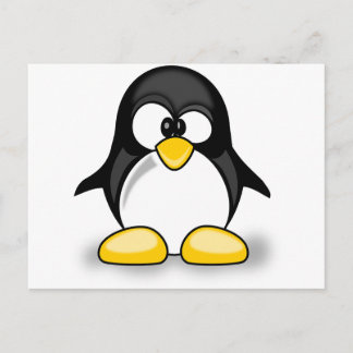 Postal Artículos de pingüino