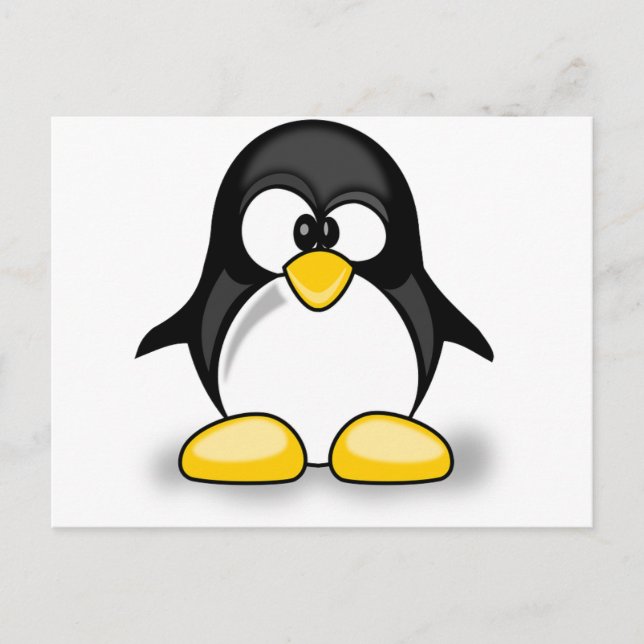 Postal Artículos de pingüino (Anverso)