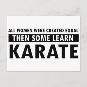 Postal Artículos de regalo para karate